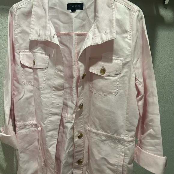 Talbots Light Pink Utility Jacket - Picture 3 of 7